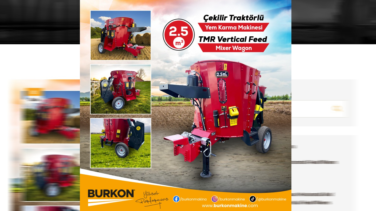 Burkon Tarım ile Modern Yem Karıştırıcı Çözümleri