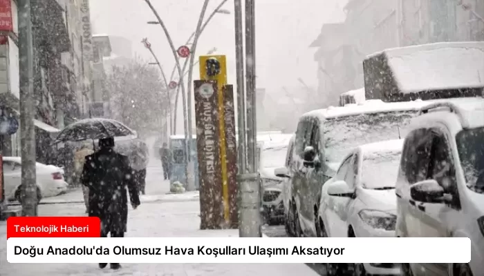 Doğu Anadolu’da Olumsuz Hava Koşulları Ulaşımı Aksatıyor