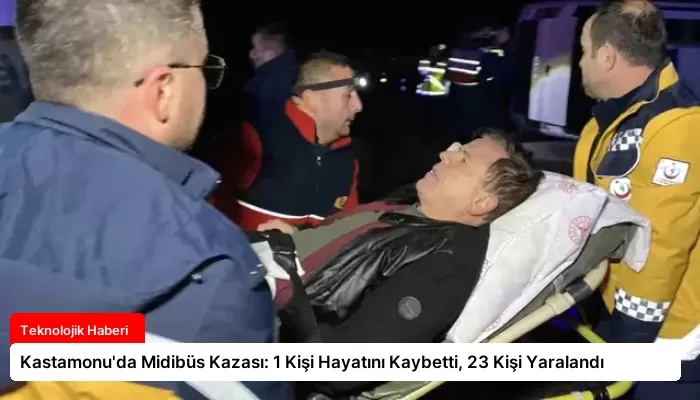 Kastamonu’da Midibüs Kazası: 1 Kişi Hayatını Kaybetti, 23 Kişi Yaralandı