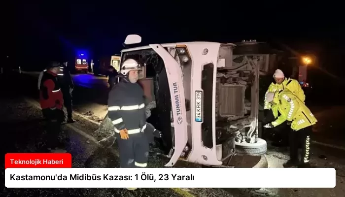Kastamonu’da Midibüs Kazası: 1 Ölü, 23 Yaralı