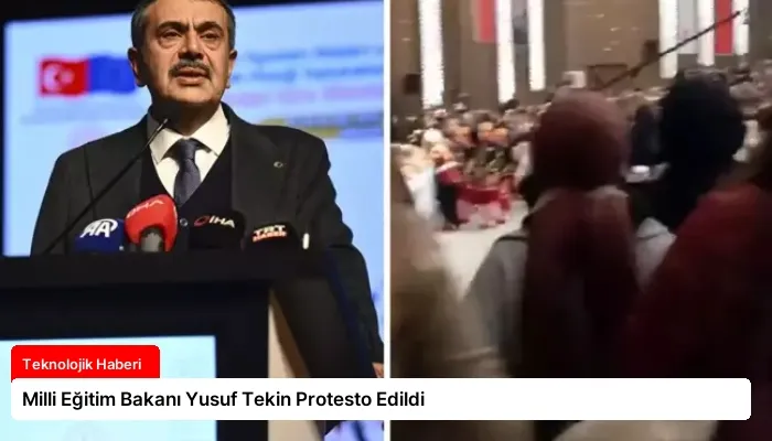 Milli Eğitim Bakanı Yusuf Tekin Protesto Edildi