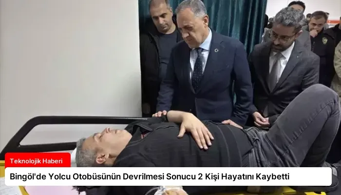 Bingöl’de Yolcu Otobüsünün Devrilmesi Sonucu 2 Kişi Hayatını Kaybetti