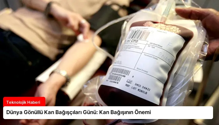 Dünya Gönüllü Kan Bağışçıları Günü: Kan Bağışının Önemi