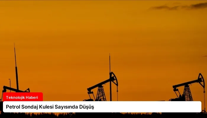 Petrol Sondaj Kulesi Sayısında Düşüş