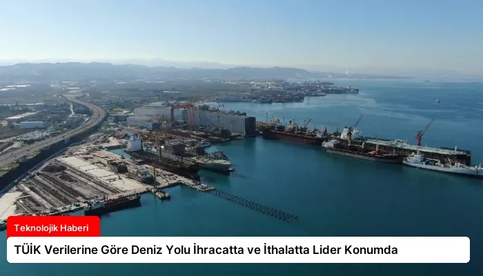 TÜİK Verilerine Göre Deniz Yolu İhracatta ve İthalatta Lider Konumda