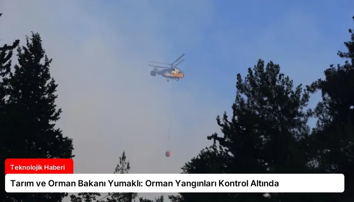Tarım ve Orman Bakanı Yumaklı: Orman Yangınları Kontrol Altında