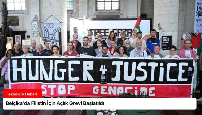 Belçika’da Filistin İçin Açlık Grevi Başlatıldı
