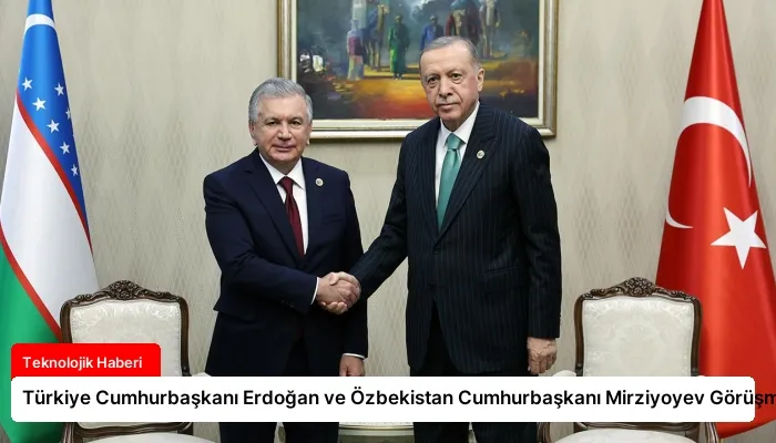 Türkiye Cumhurbaşkanı Erdoğan ve Özbekistan Cumhurbaşkanı Mirziyoyev Görüşmesi