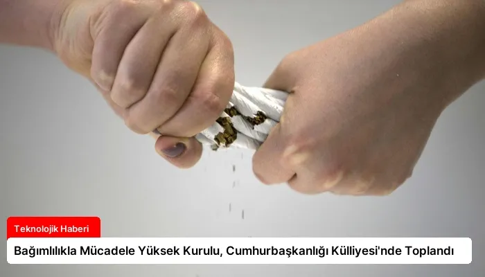 Bağımlılıkla Mücadele Yüksek Kurulu, Cumhurbaşkanlığı Külliyesi’nde Toplandı