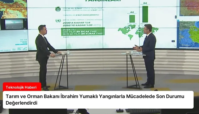 Tarım ve Orman Bakanı İbrahim Yumaklı Yangınlarla Mücadelede Son Durumu Değerlendirdi