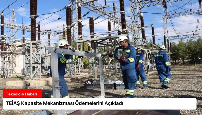 TEİAŞ Kapasite Mekanizması Ödemelerini Açıkladı