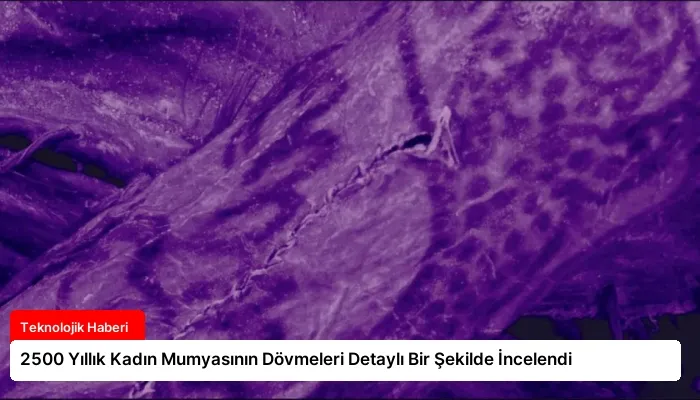 2500 Yıllık Kadın Mumyasının Dövmeleri Detaylı Bir Şekilde İncelendi