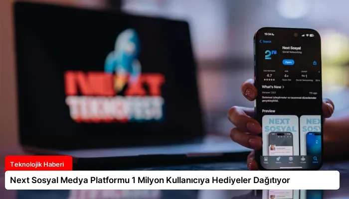 Next Sosyal Medya Platformu 1 Milyon Kullanıcıya Hediyeler Dağıtıyor