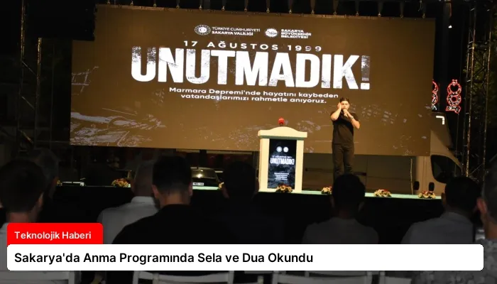 Sakarya’da Anma Programında Sela ve Dua Okundu