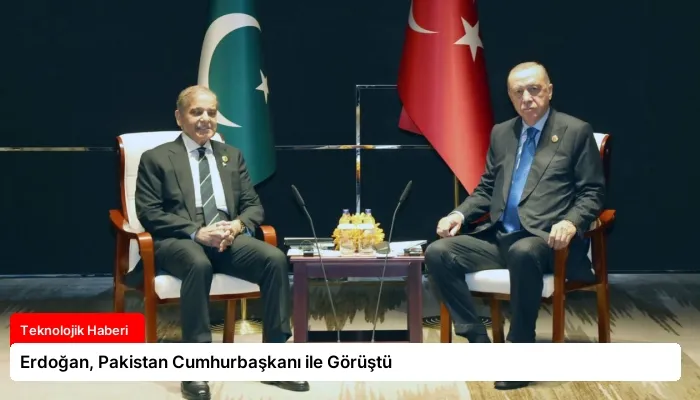 Erdoğan, Pakistan Cumhurbaşkanı ile Görüştü
