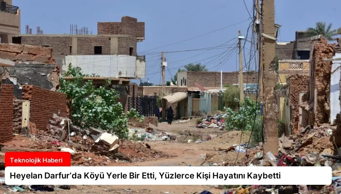 Heyelan Darfur’da Köyü Yerle Bir Etti, Yüzlerce Kişi Hayatını Kaybetti