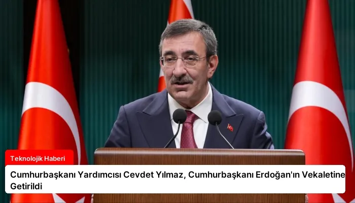 Cumhurbaşkanı Yardımcısı Cevdet Yılmaz, Cumhurbaşkanı Erdoğan’ın Vekaletine Getirildi