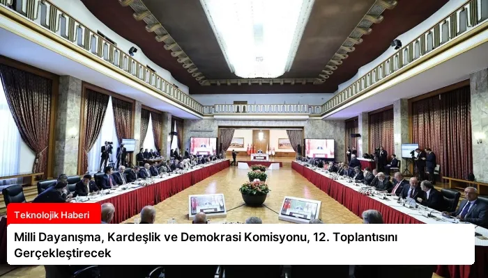 Milli Dayanışma, Kardeşlik ve Demokrasi Komisyonu, 12. Toplantısını Gerçekleştirecek