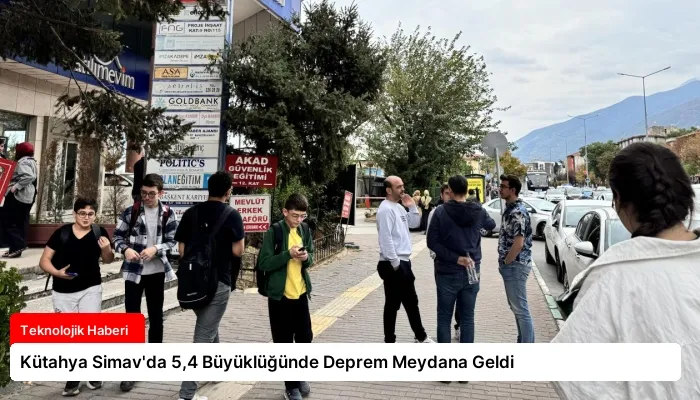 Kütahya Simav’da 5,4 Büyüklüğünde Deprem Meydana Geldi