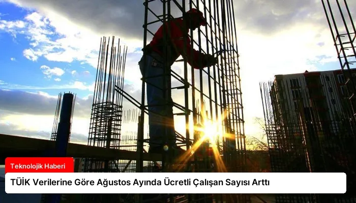 TÜİK Verilerine Göre Ağustos Ayında Ücretli Çalışan Sayısı Arttı