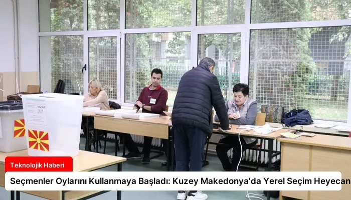 Seçmenler Oylarını Kullanmaya Başladı: Kuzey Makedonya’da Yerel Seçim Heyecanı