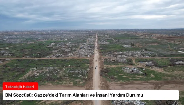 BM Sözcüsü: Gazze’deki Tarım Alanları ve İnsani Yardım Durumu