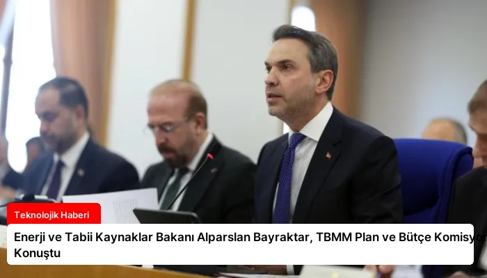 Enerji ve Tabii Kaynaklar Bakanı Alparslan Bayraktar, TBMM Plan ve Bütçe Komisyonunda Konuştu