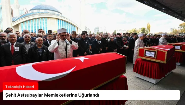 Şehit Astsubaylar Memleketlerine Uğurlandı