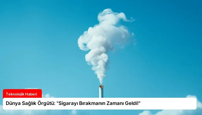 Dünya Sağlık Örgütü: “Sigarayı Bırakmanın Zamanı Geldi!”