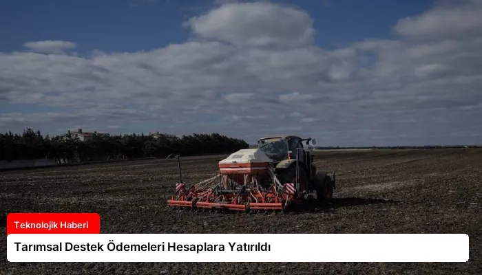 Tarımsal Destek Ödemeleri Hesaplara Yatırıldı