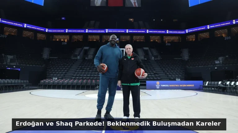 Erdoğan ve Shaq Parkede! Beklenmedik Buluşmadan Kareler