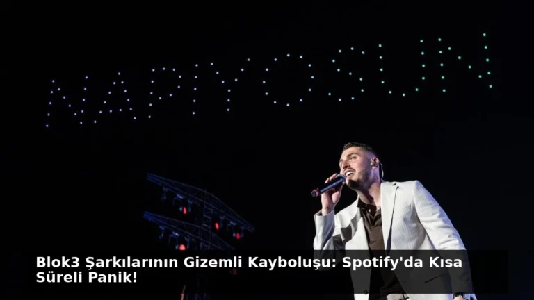 Blok3 Şarkılarının Gizemli Kayboluşu: Spotify’da Kısa Süreli Panik!