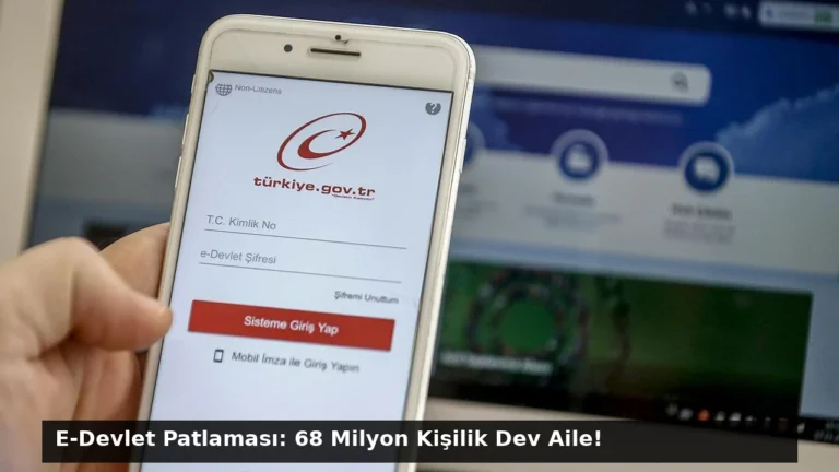 E-Devlet Patlaması: 68 Milyon Kişilik Dev Aile!
