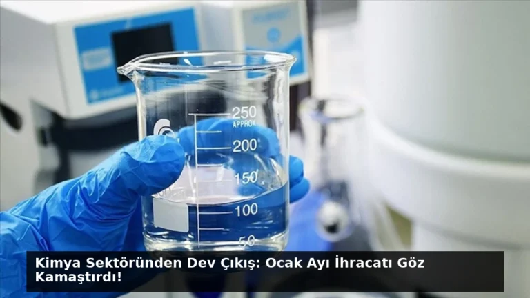 Kimya Sektöründen Dev Çıkış: Ocak Ayı İhracatı Göz Kamaştırdı!