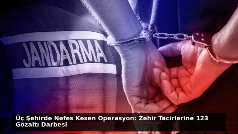 Üç Şehirde Nefes Kesen Operasyon: Zehir Tacirlerine 123 Gözaltı Darbesi