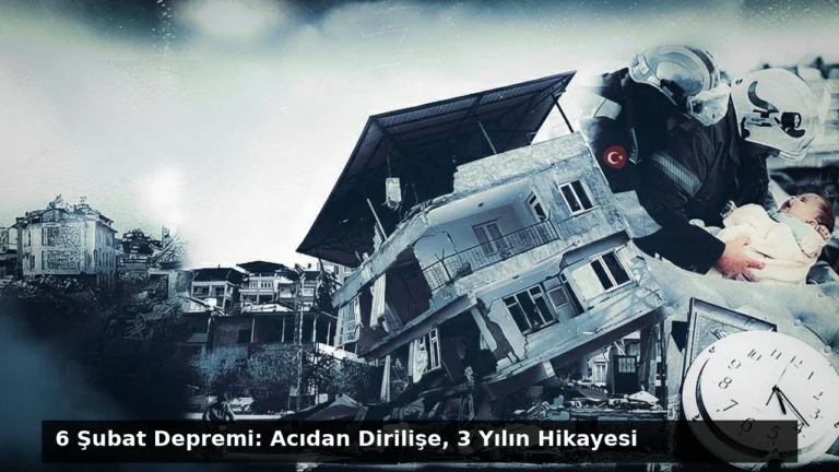6 Şubat Depremi: Acıdan Dirilişe, 3 Yılın Hikayesi