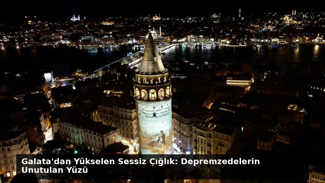 Galata’dan Yükselen Sessiz Çığlık: Depremzedelerin Unutulan Yüzü