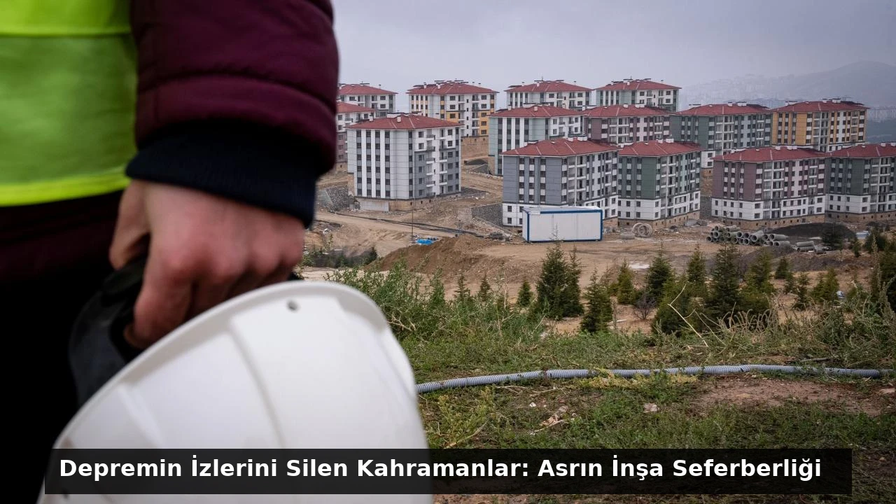 Depremin İzlerini Silen Kahramanlar: Asrın İnşa Seferberliği