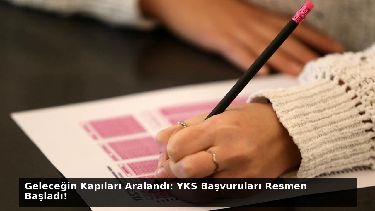 Geleceğin Kapıları Aralandı: YKS Başvuruları Resmen Başladı!