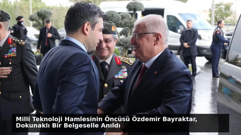 Milli Teknoloji Hamlesinin Öncüsü Özdemir Bayraktar, Dokunaklı Bir Belgeselle Anıldı