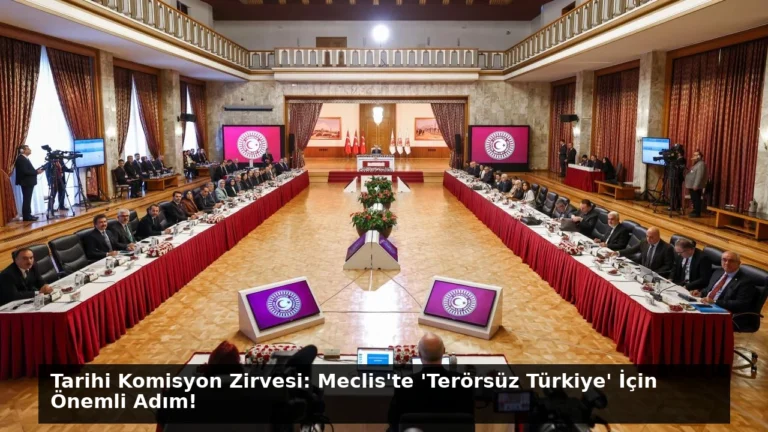 Tarihi Komisyon Zirvesi: Meclis’te ‘Terörsüz Türkiye’ İçin Önemli Adım!