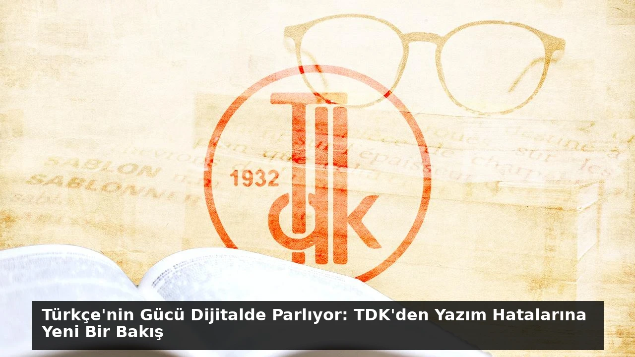 Türkçe’nin Gücü Dijitalde Parlıyor: TDK’den Yazım Hatalarına Yeni Bir Bakış