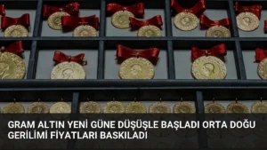 Gram Altın Yeni Güne Düşüşle Başladı Orta Doğu Gerilimi Fiyatları Baskıladı