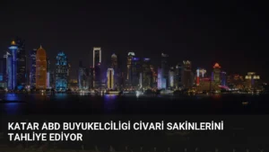 Katar ABD Buyukelciligi Civari Sakinlerini Tahliye Ediyor