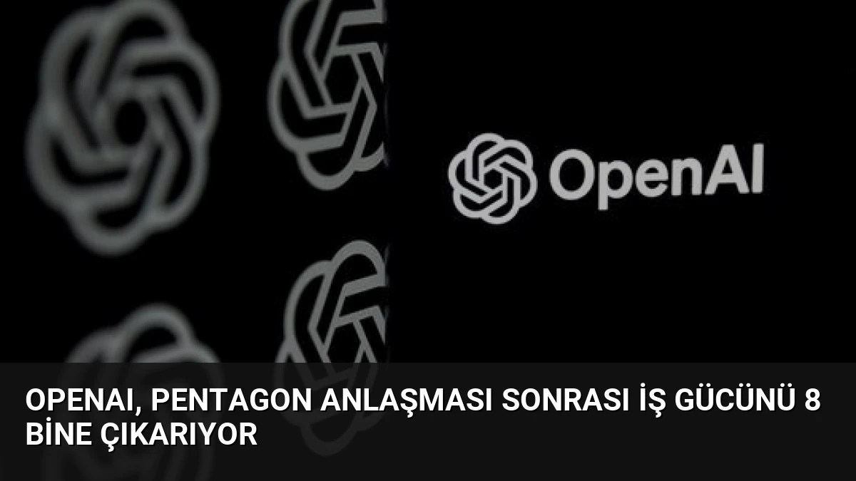 OpenAI, Pentagon Anlaşması Sonrası İş Gücünü 8 Bine Çıkarıyor