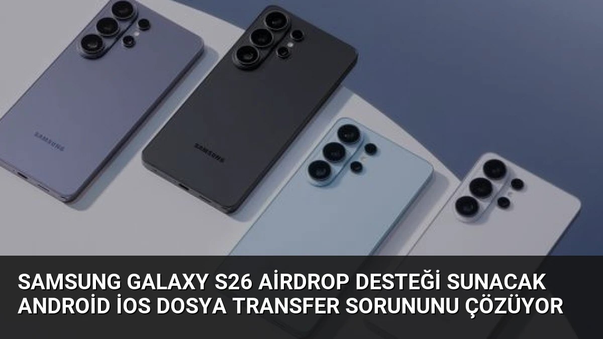 Samsung Galaxy S26 AirDrop Desteği Sunacak Android iOS Dosya Transfer Sorununu Çözüyor