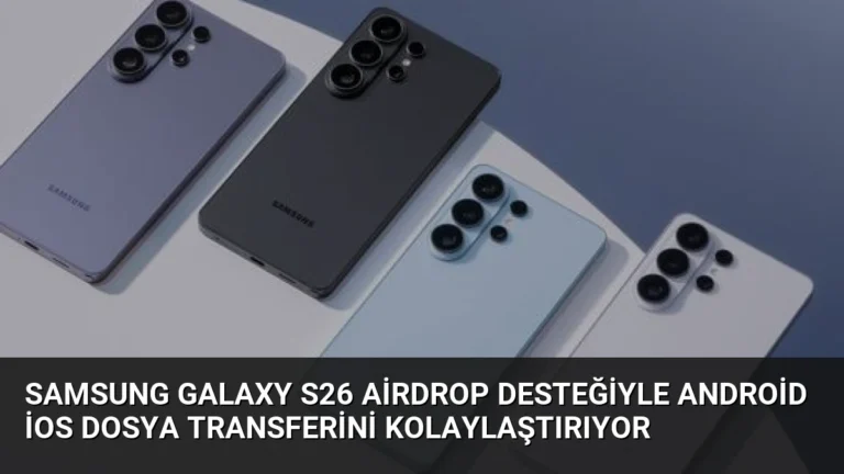 Samsung Galaxy S26 AirDrop Desteğiyle Android iOS Dosya Transferini Kolaylaştırıyor