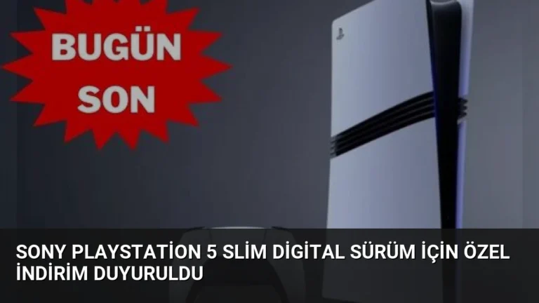 Sony PlayStation 5 Slim Digital Sürüm İçin Özel İndirim Duyuruldu