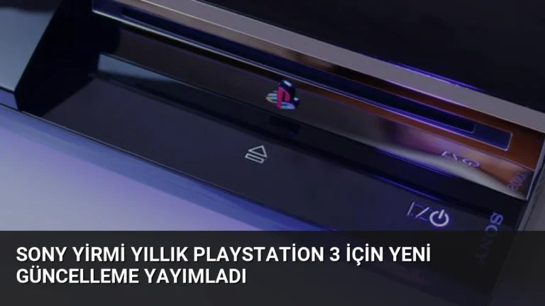 Sony Yirmi Yıllık PlayStation 3 İçin Yeni Güncelleme Yayımladı