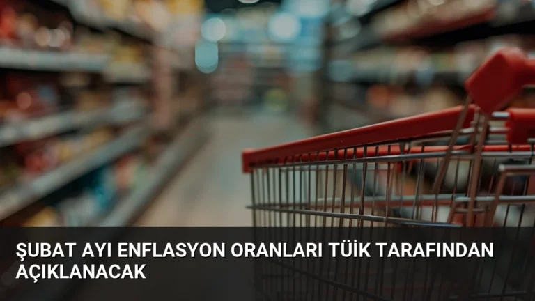 Şubat Ayı Enflasyon Oranları TÜİK Tarafından Açıklanacak